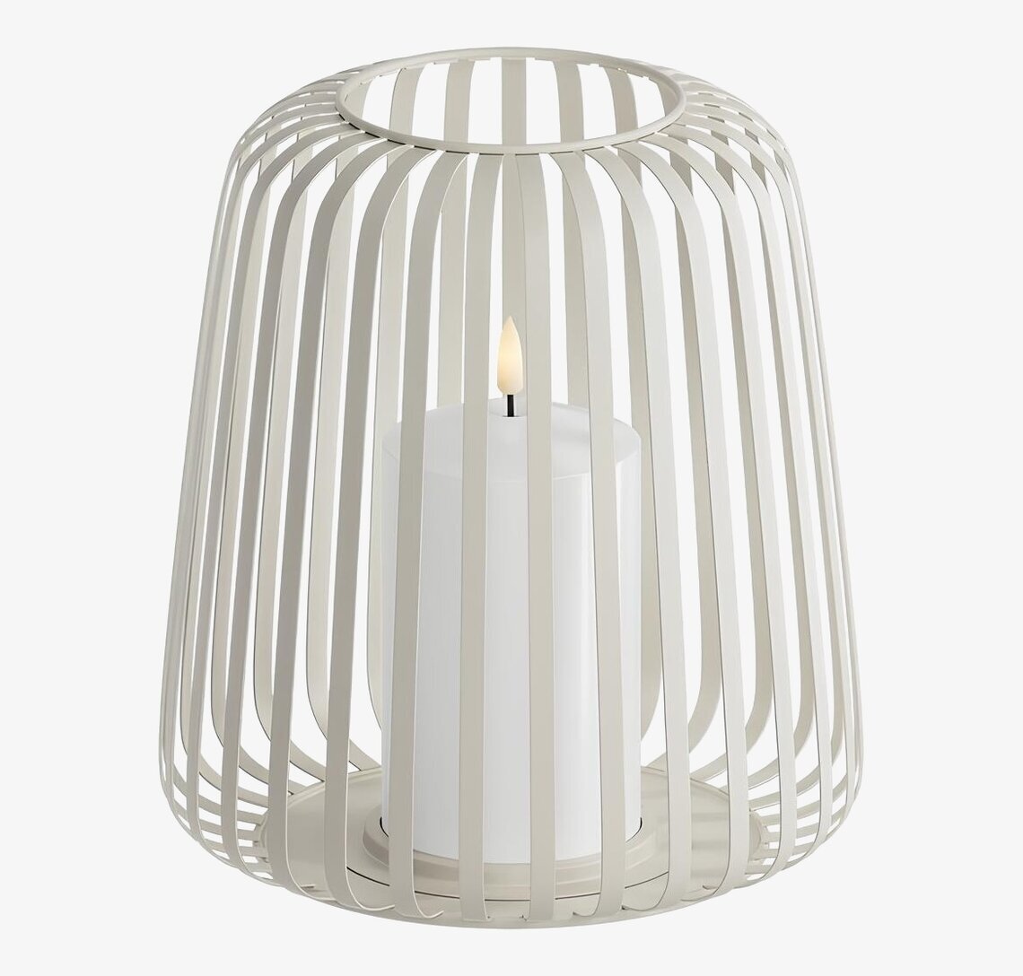 Lanterna Sand LED 20x22cm Deluxe Homeart Lanternor Stearinljus batteridrivna