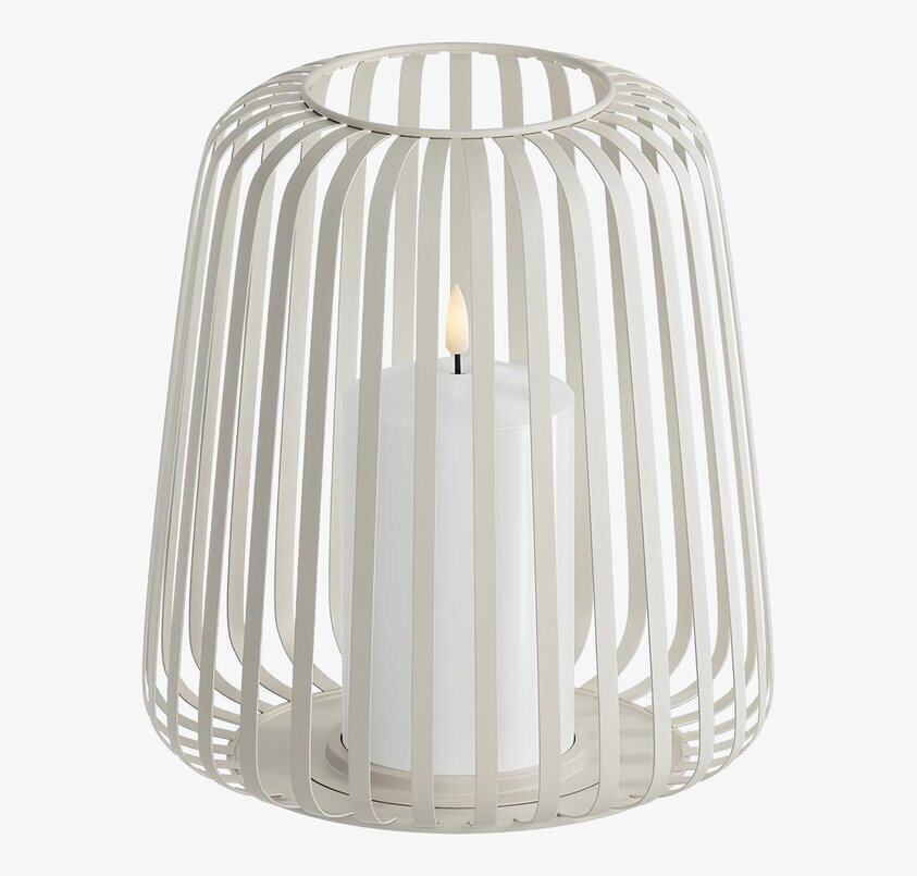 Lanterna Sand LED 20x22cm Deluxe Homeart Lanternor Stearinljus batteridrivna