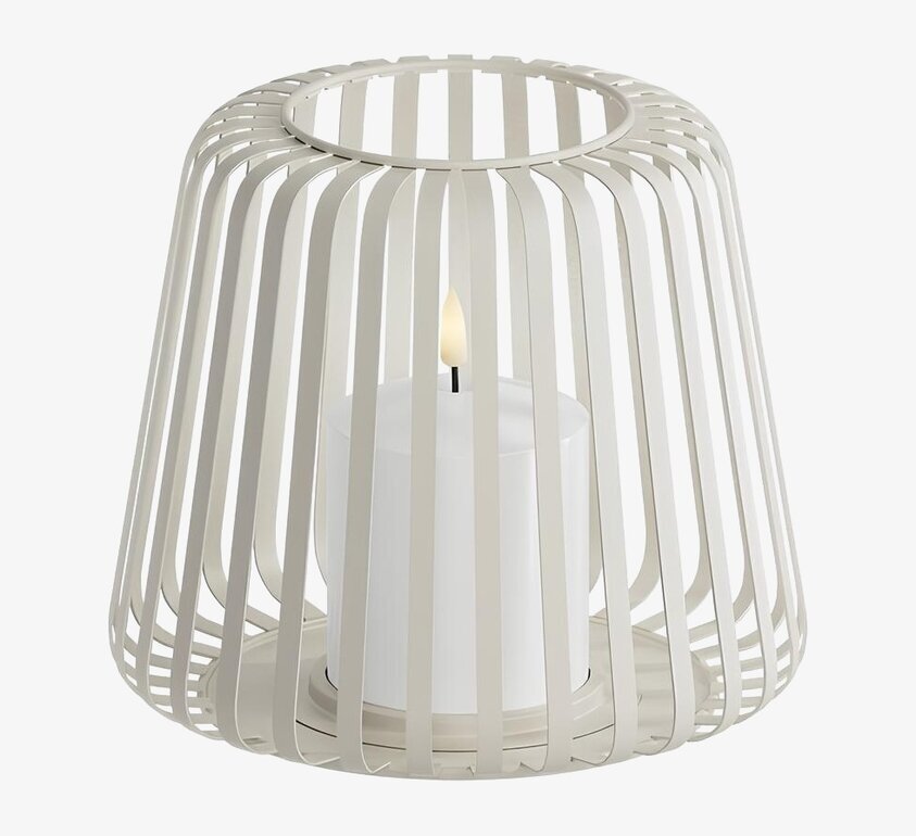 Lanterna Sand LED 20x17cm Deluxe Homeart Lanternor Stearinljus batteridrivna