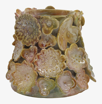 Kruka Med Dekor - Dessert Rose Chic Antique Krukor Örtkrukor Glaskrukor Vaser