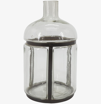 Glasflaska Gl Fransk Chic Antique för inredning