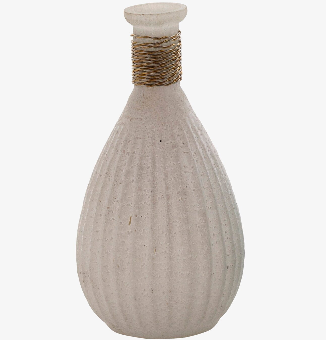 Vas Mini från THG, elegant beige vas med texturerad yta