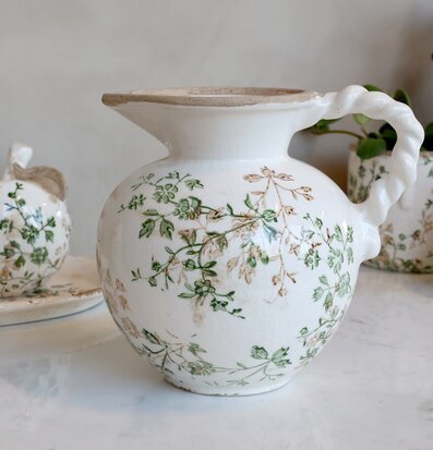 Kanna Keramik Grenblad Chic Antique Övrig prydnad/dekoration för inredning innemiljö