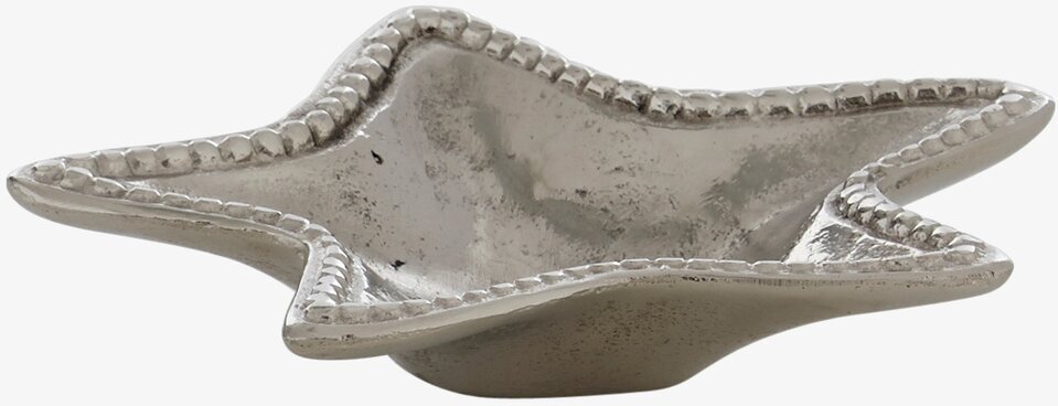 Fat Sjöstjärna S från THG i metall med silveraktig yta