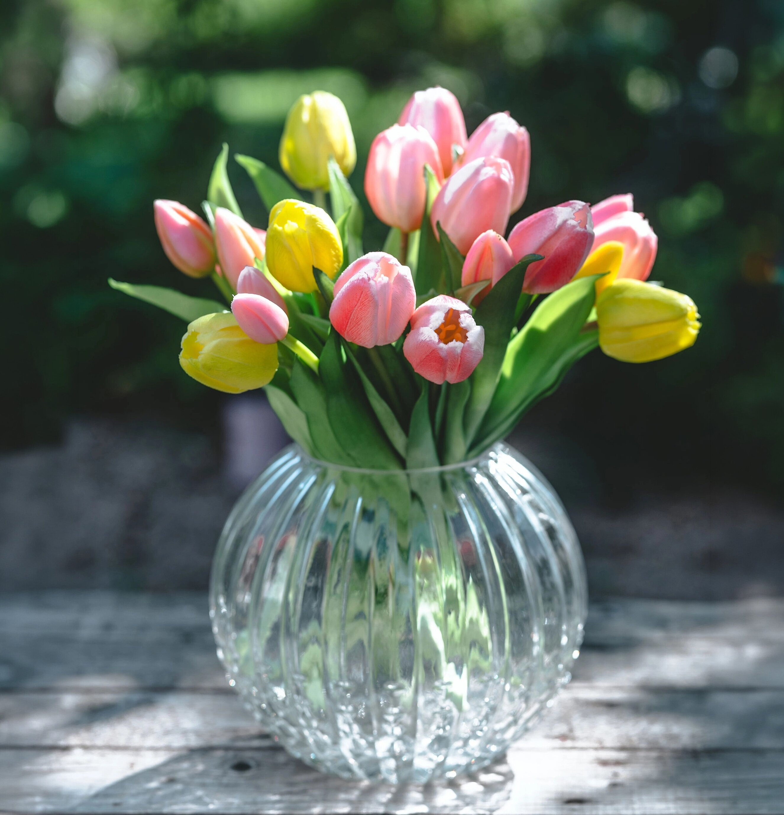 Tulpanbukett Rosa A Lot Decoration Konstväxter Konstblommor Plastväxter Plastblommor