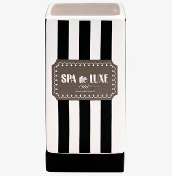 Tandborstmugg Spa de luxe från Derriére la porte, svartvit