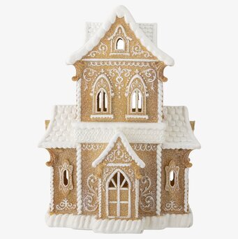 Pepparkakshus LED-ljus Bloomingville Övrig prydnad/dekoration för inredning innemiljö