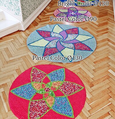 Handgjord Matta från Rice i olika färger och storlekar