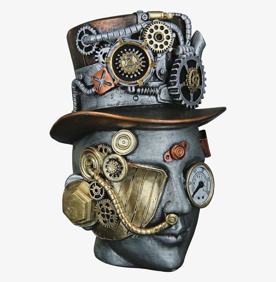 Byst Steampunk Kvinna Silver Gilde Byster