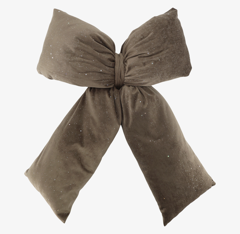 Rosett Sammet med Glitter Mocca Chic Antique Övrig prydnad/dekoration för inredning innemiljö