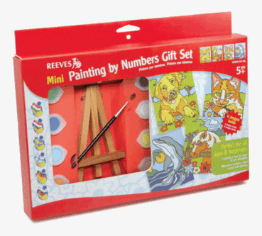 Presentset måla efter nummer mini - från 5 år från Reeves