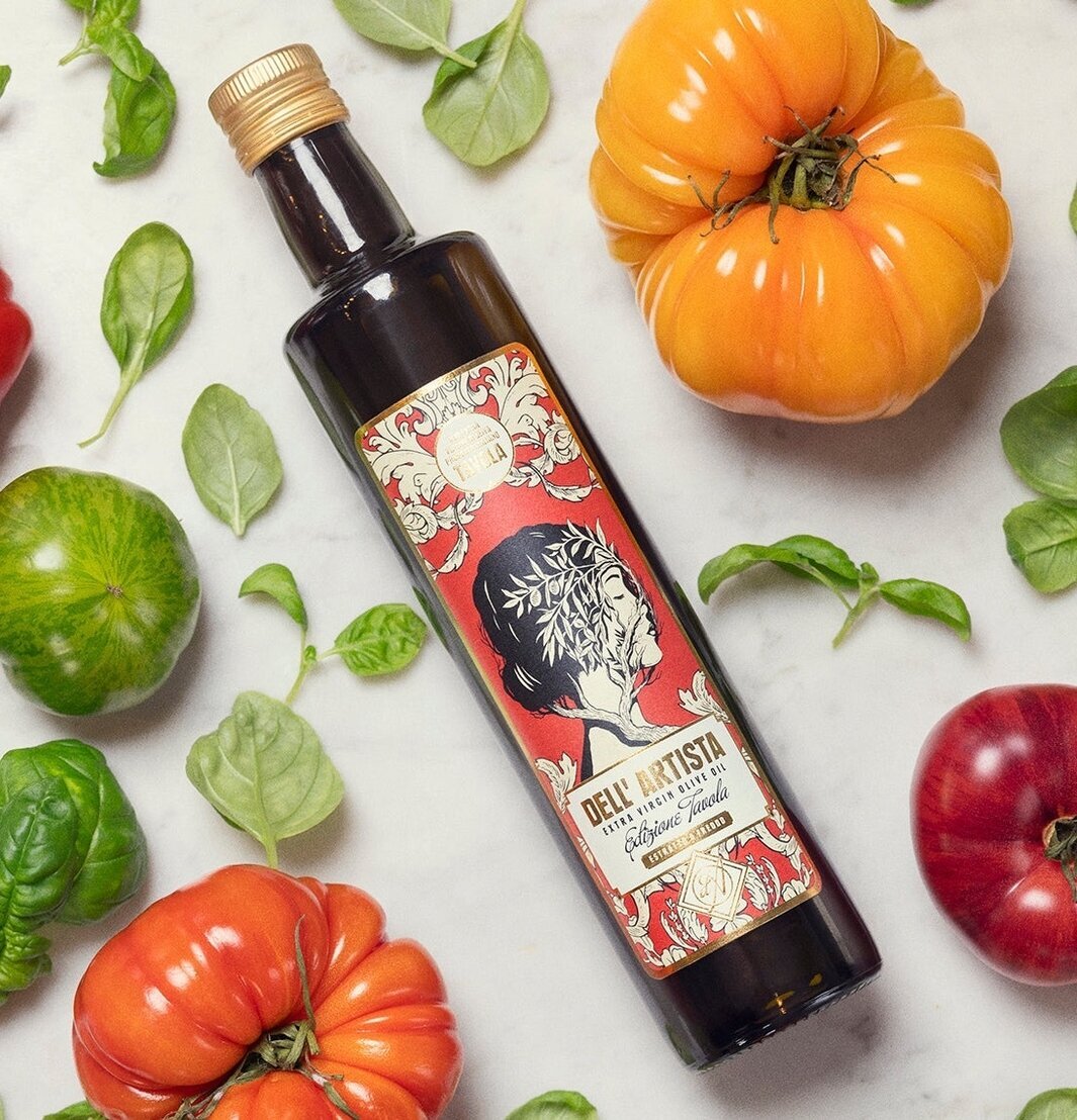 Olivolja Tavola Extra Virgin 500 ml Dell Artista Såser, dipp och smaksättare Ketchup Hot Sauce Heta