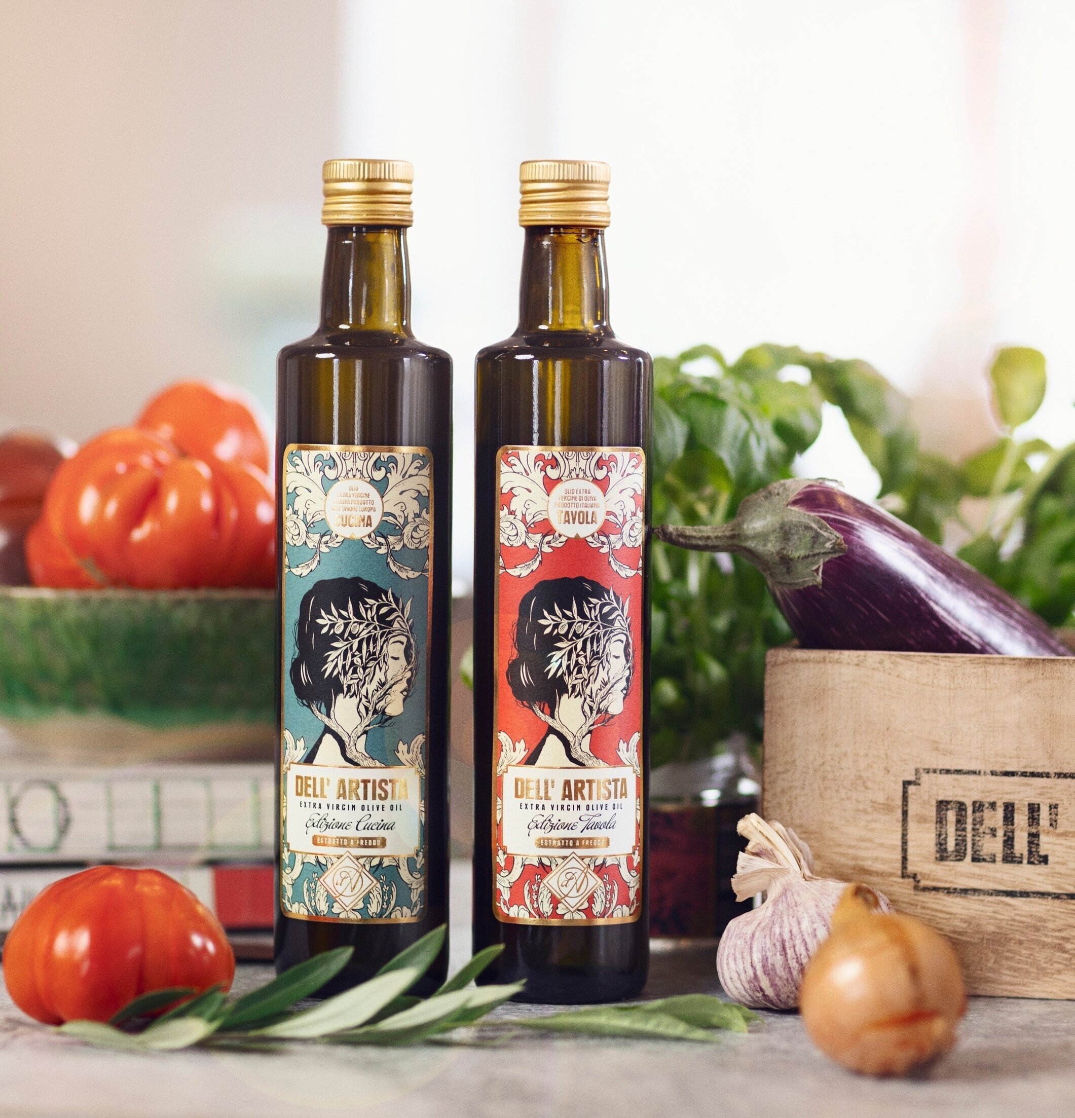 Olivolja Tavola Extra Virgin 500 ml Dell Artista Såser, dipp och smaksättare Ketchup Hot Sauce Heta