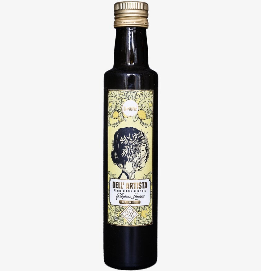 Olivolja Limone Extra Virgin 250 ml Dell Artista Såser, dipp och smaksättare Ketchup Hot Sauce Heta