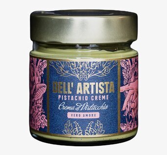 Pistagekräm Crema al Pistacchio 200 g Dell Artista Såser, dipp och smaksättare Ketchup Hot Sauce Heta
