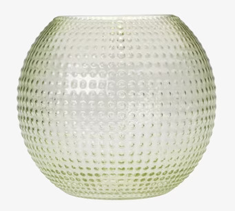 Vas Stockholm Grön från By ON med texturerad glasdesign
