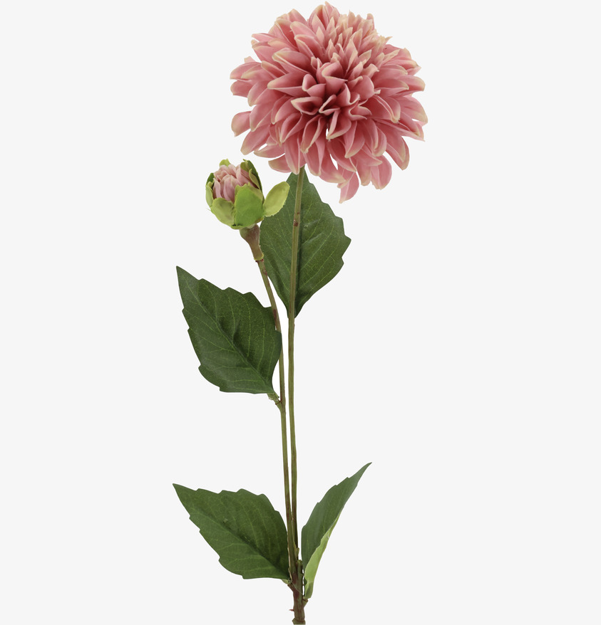 Fleur Dahlia Silk Touch Rosa 44 cm Chic Antique Konstväxter Konstblommor Plastväxter Plastblommor
