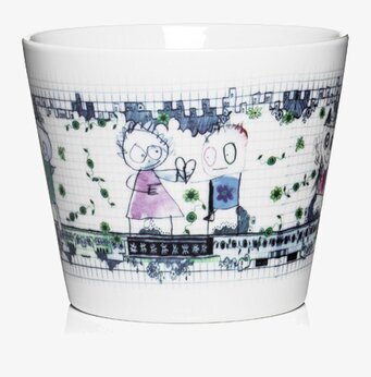 Blomkruka Citylife från Poul Pava med konstnärlig design