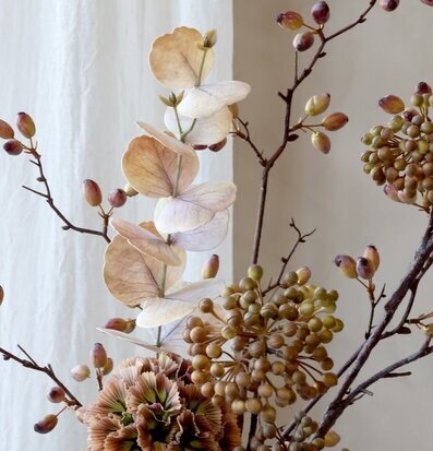 Fleur Eukalyptus Silk Touch Dusty Rose 77 cm Chic Antique Konstväxter Konstblommor Plastväxter Plastblommor
