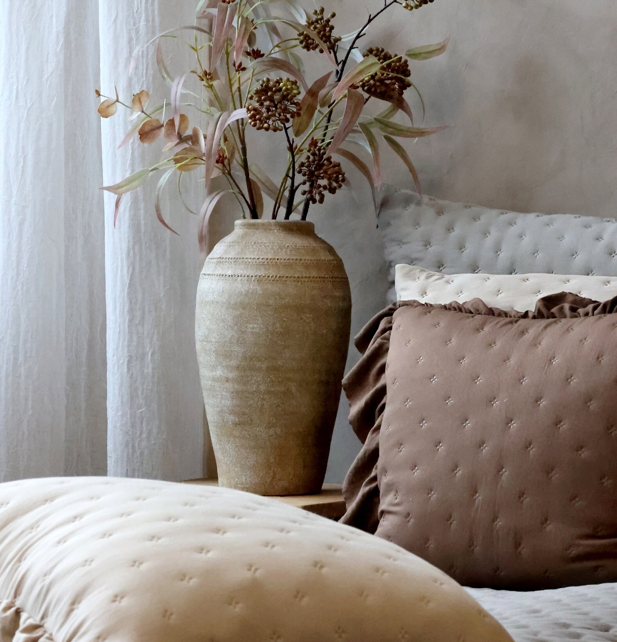 Fleur Eukalyptus Silk Touch Dusty Rose 77 cm Chic Antique Konstväxter Konstblommor Plastväxter Plastblommor