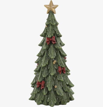 Noël Julgran med Rosetter Grön 32 cm Chic Antique Övrig prydnad/dekoration för inredning innemiljö