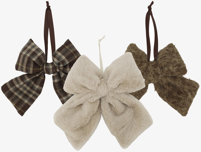 Rosetter med Upphängning 3-pack Beige och Mocca Chic Antique Övrig prydnad/dekoration för inredning innemiljö