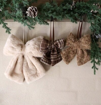 Rosetter med Upphängning 3-pack Beige och Mocca Chic Antique Övrig prydnad/dekoration för inredning innemiljö