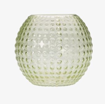 Ljuslykta Stockholm Grön från By ON med bubblig yta