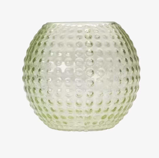 Ljuslykta Stockholm Grön från By ON med bubblig yta