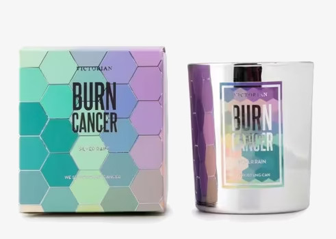 Burn Cancer - Silver Rain från Victorian i elegant förpackning