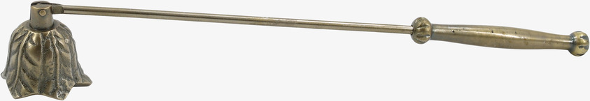 Ljussläckare med Bladdekor Antik Mässing 32 cm Chic Antique Övrig prydnad/dekoration för inredning innemiljö