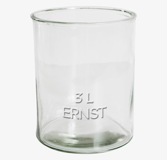 Glaskruka 3 Liter från Ernst, transparent och stilren behållare