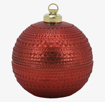 Julkula med Stearinljus Cherry Ø11 cm Chic Antique Ljus Värmeljus
