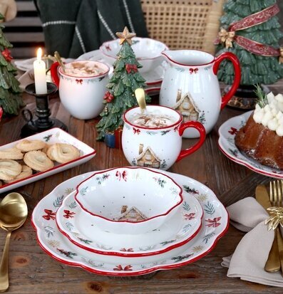 Mugg Chalet de Noël Cherry Chic Antique Muggar/koppar i porslin, keramik, papper eller biologiskt material organiskt