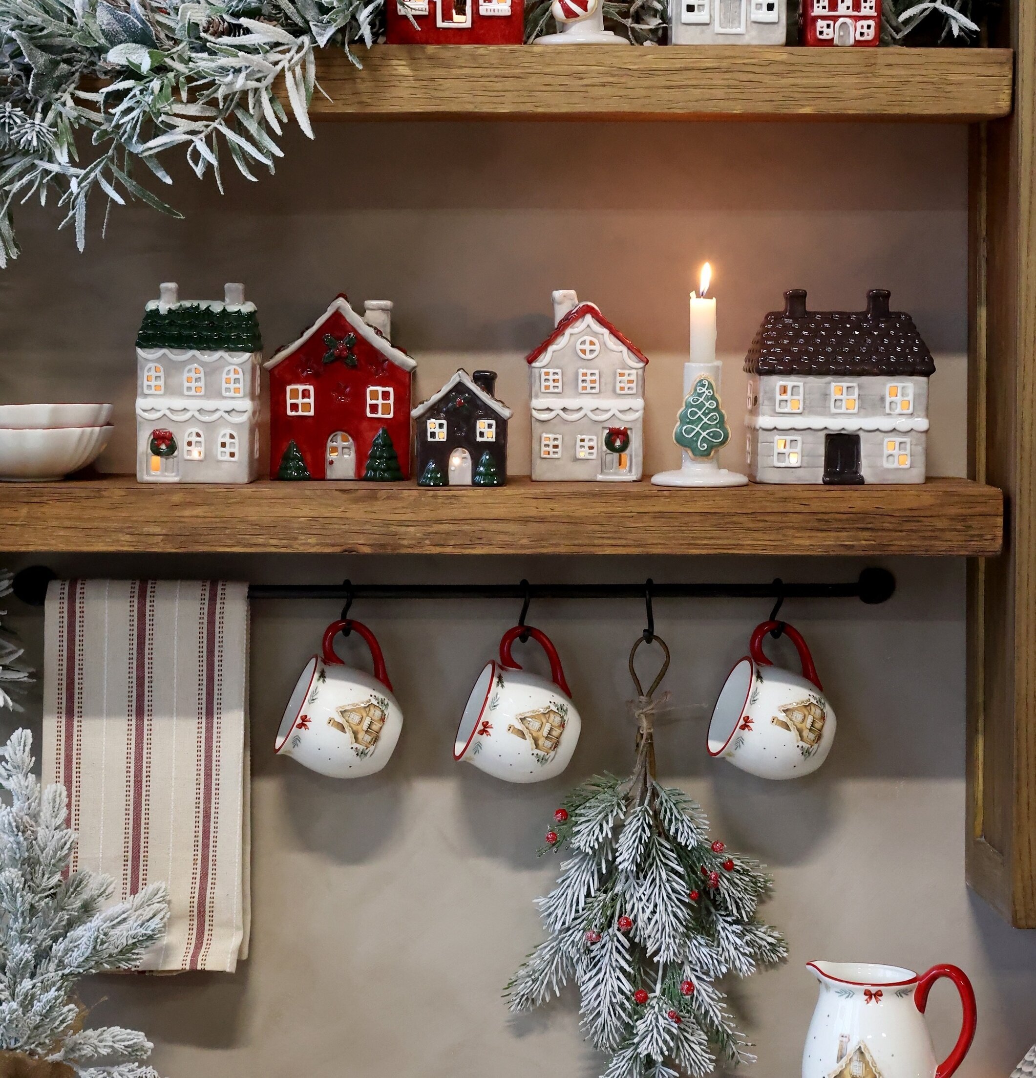 Mugg Chalet de Noël Cherry Chic Antique Muggar/koppar i porslin, keramik, papper eller biologiskt material organiskt