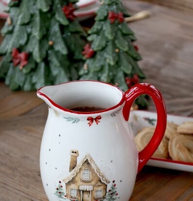 Kanna Chalet de Noël Cherry Chic Antique Kannor Tekannor (ej termos) Cooler tank med kran Glasburkar