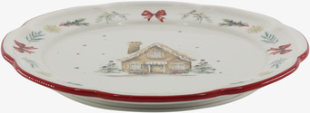 Frukosttallrik Chalet de Noël Cherry Ø20,5 cm Chic Antique Tallrikar Djupa tallrikar (ej skål) Desserttallrikar Assietter