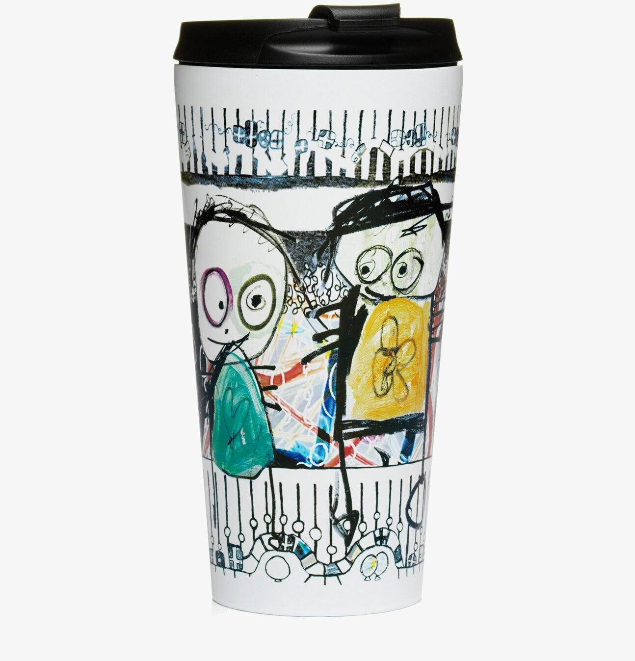 ToGo Termomugg Party från Poul Pava med färgglada motiv