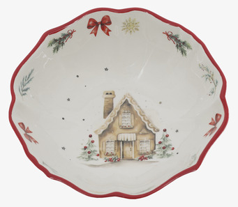Skål Chalet de Noël Cherry Ø14 cm Chic Antique Skålar att äta ur tilltugg Såskannor/Vispskål servering