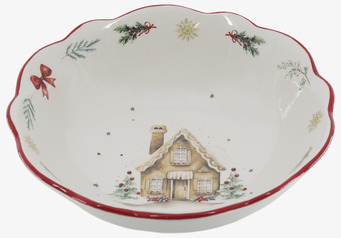 Skål Chalet de Noël Cherry Ø14 cm Chic Antique Skålar att äta ur tilltugg Såskannor/Vispskål servering