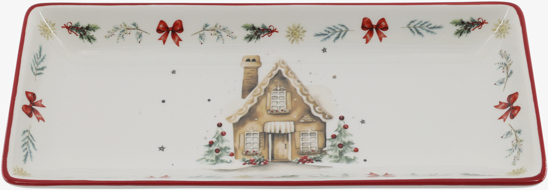 Fat Chalet de Noël Cherry 28 x 12 cm Chic Antique Tallrikar Djupa tallrikar (ej skål)