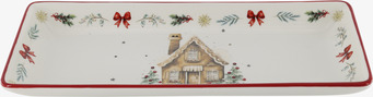 Fat Chalet de Noël Cherry 28 x 12 cm Chic Antique Tallrikar Djupa tallrikar (ej skål)