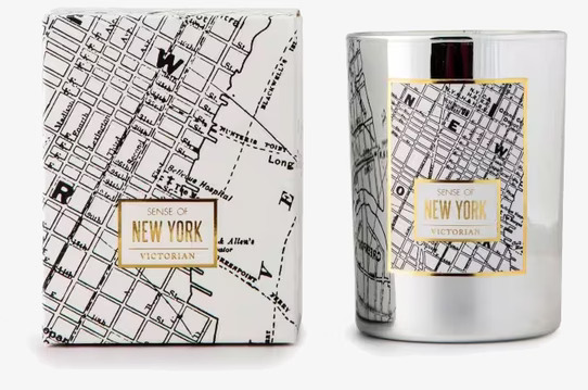 Victorian Maps New York doftljus från Victorian i kartong