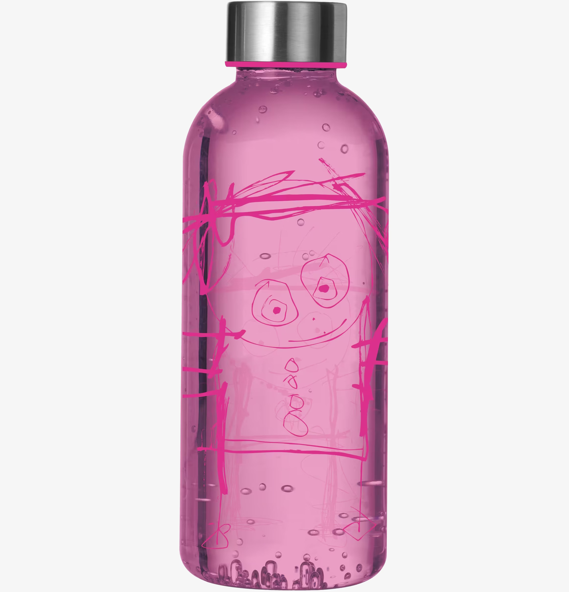 Vattenflaska Rosa från Poul Pava med konstnärlig design