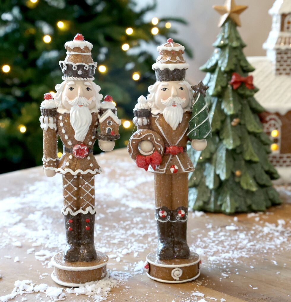 Noël Nötknäppare 2-pack Mocca 17 cm Chic Antique Övrig prydnad/dekoration för inredning innemiljö