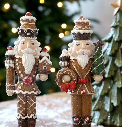 Noël Nötknäppare 2-pack Mocca 17 cm Chic Antique Övrig prydnad/dekoration för inredning innemiljö