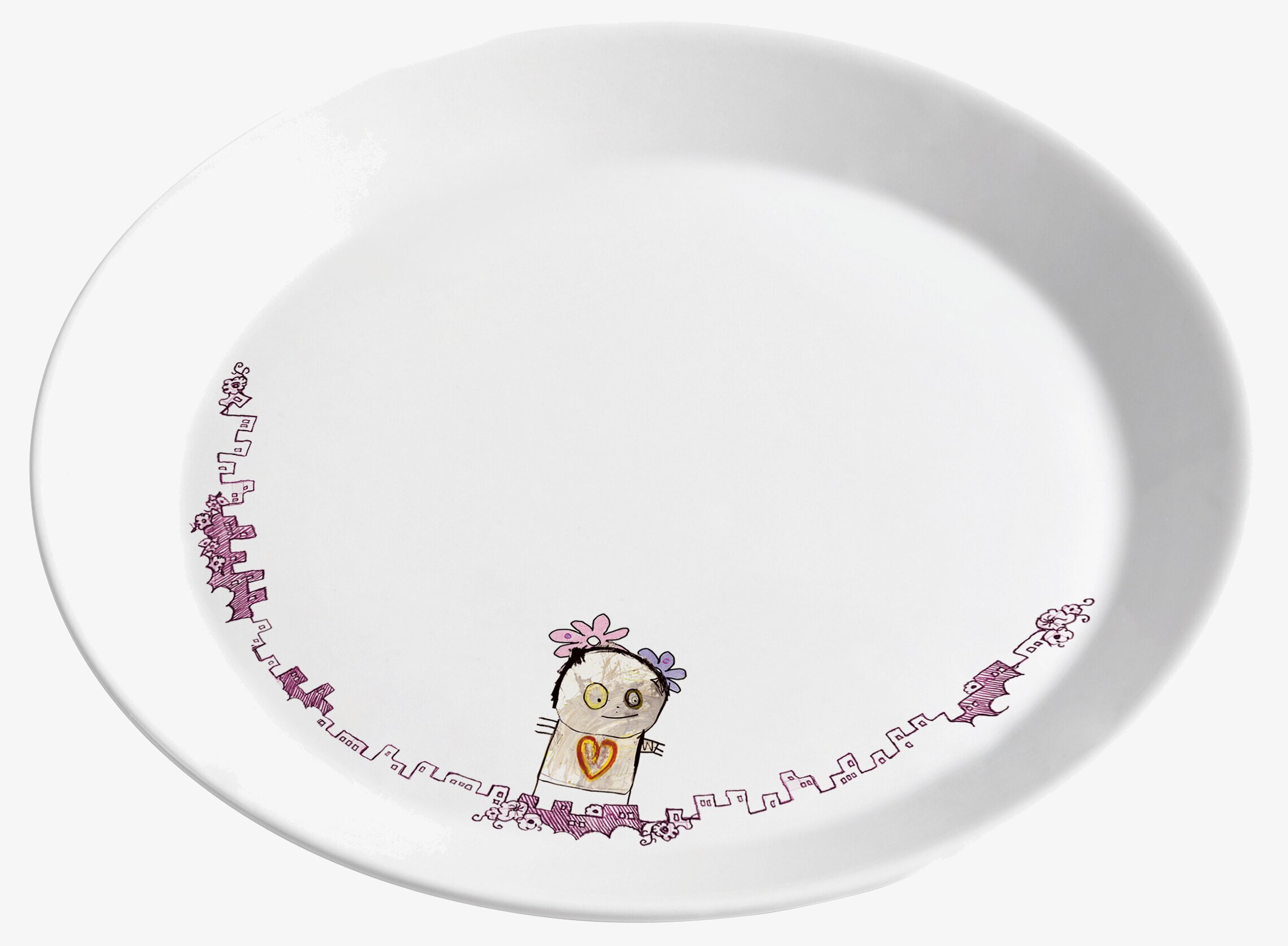 Desserttallrik 2-pack från Poul Pava med konstnärlig design