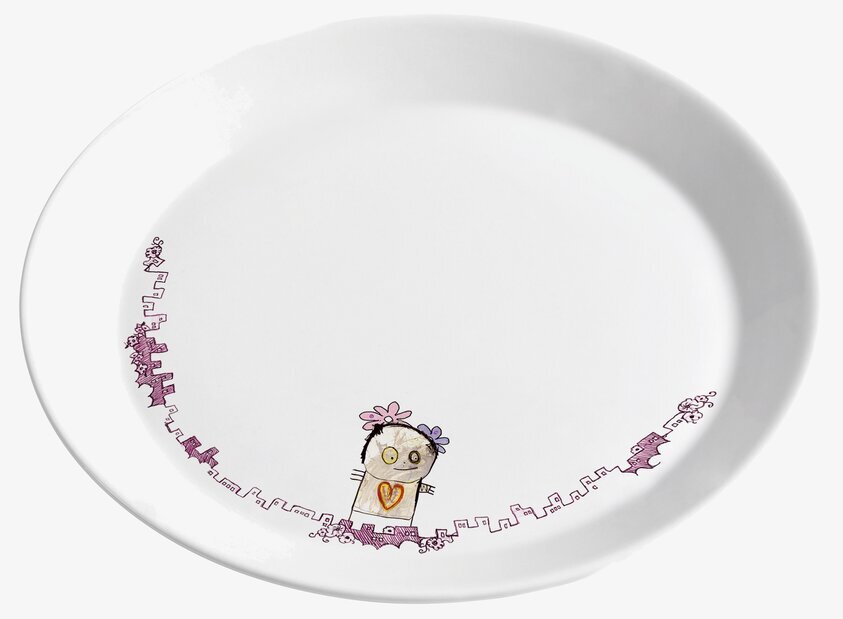 Desserttallrik 2-pack från Poul Pava med konstnärlig design