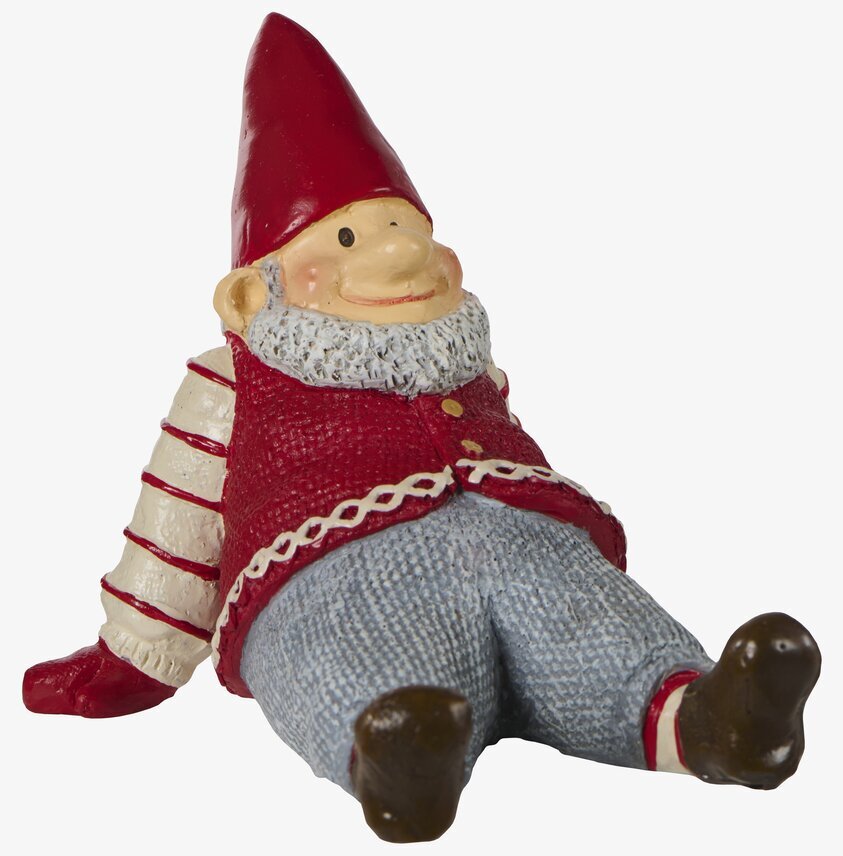 Tomte Eigil Sittande IB Laursen Statyer, statyetter, figuriner för inomhusbruk eller altaner Ballerinor