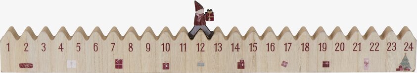 Julkalender 1-24 Tomte Med Julklapp IB Laursen Kalendrar Week Planner Veckoplanerare Evighetskalendrar School Agenda kalender Läsårskalender